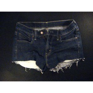 LEVIS 511 CUTOFF JEANS SHORTS Womans W 30 MEASURED Zipper Fly Daisy Dukes